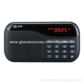 Speaker, Supports FM Radio, Micro SD Card, Card Reader Function and Folder Switching